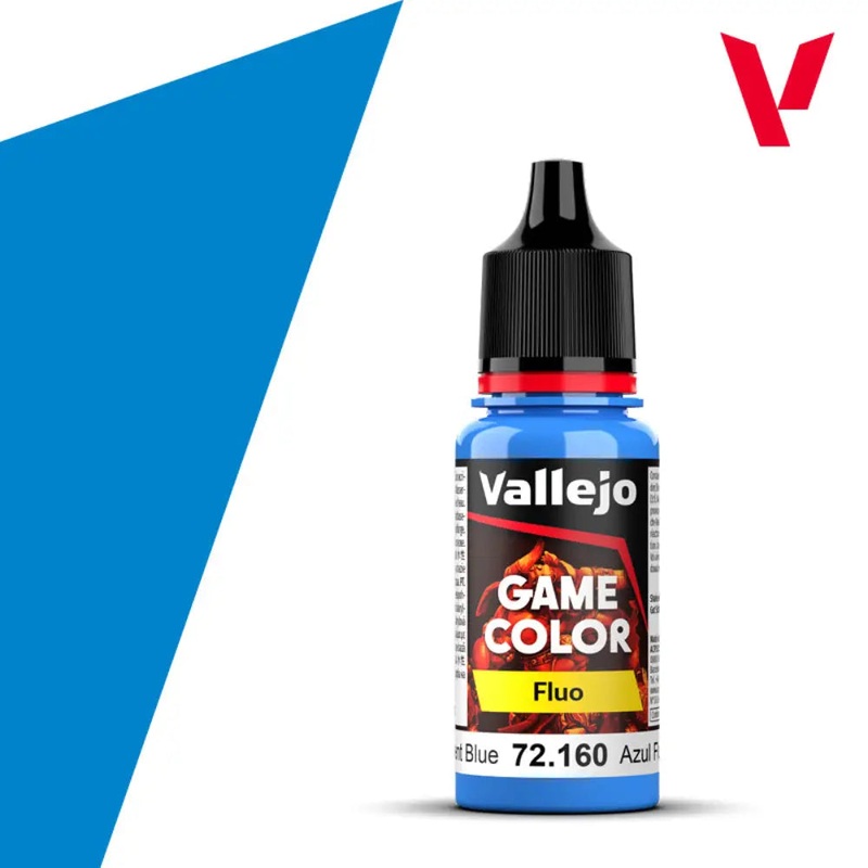 Vallejo Game Color Paints: Blue Fluorescent
