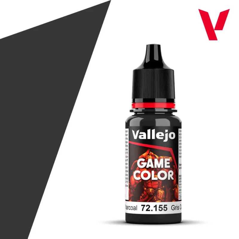 Vallejo Game Color Paints: Charcoal