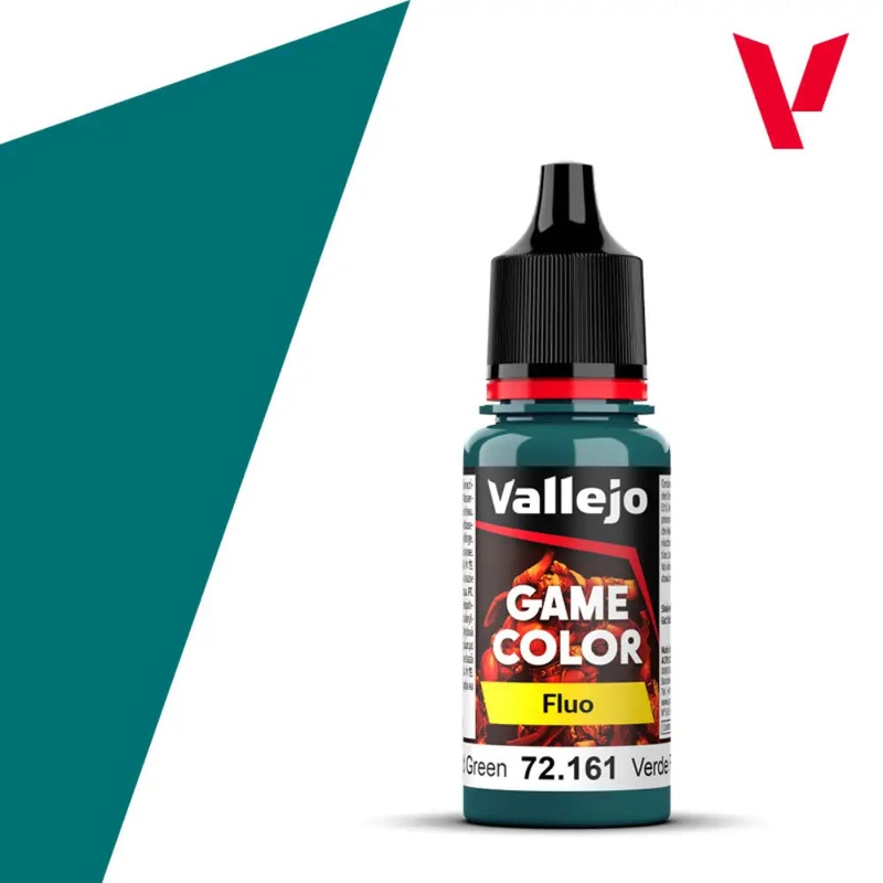 Vallejo Game Color Paints: Cold Green Fluorescent