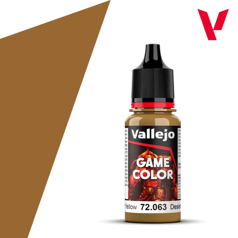 Vallejo Game Color Paints: Desert Yellow