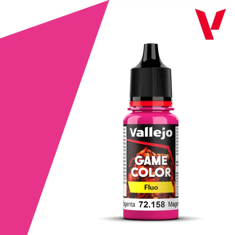 Vallejo Game Color Paints: Magenta Fluorescent