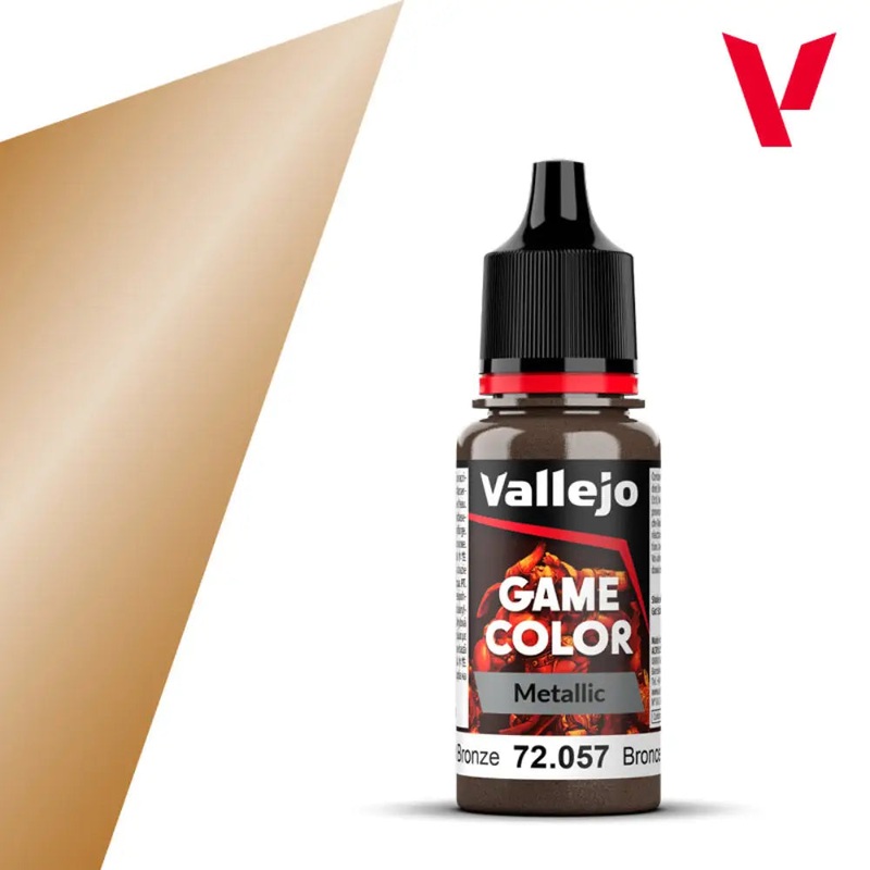 Vallejo Game Color Paints: Metallic Bright Bronze