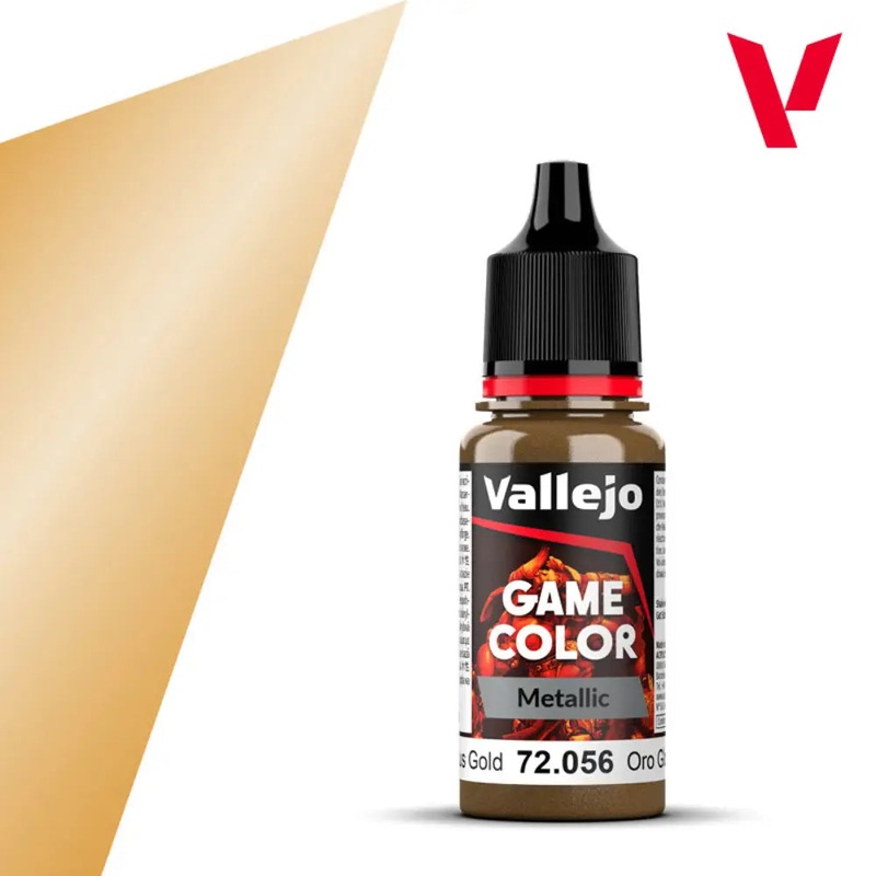 Vallejo Game Color Paints: Metallic Glorious Gold