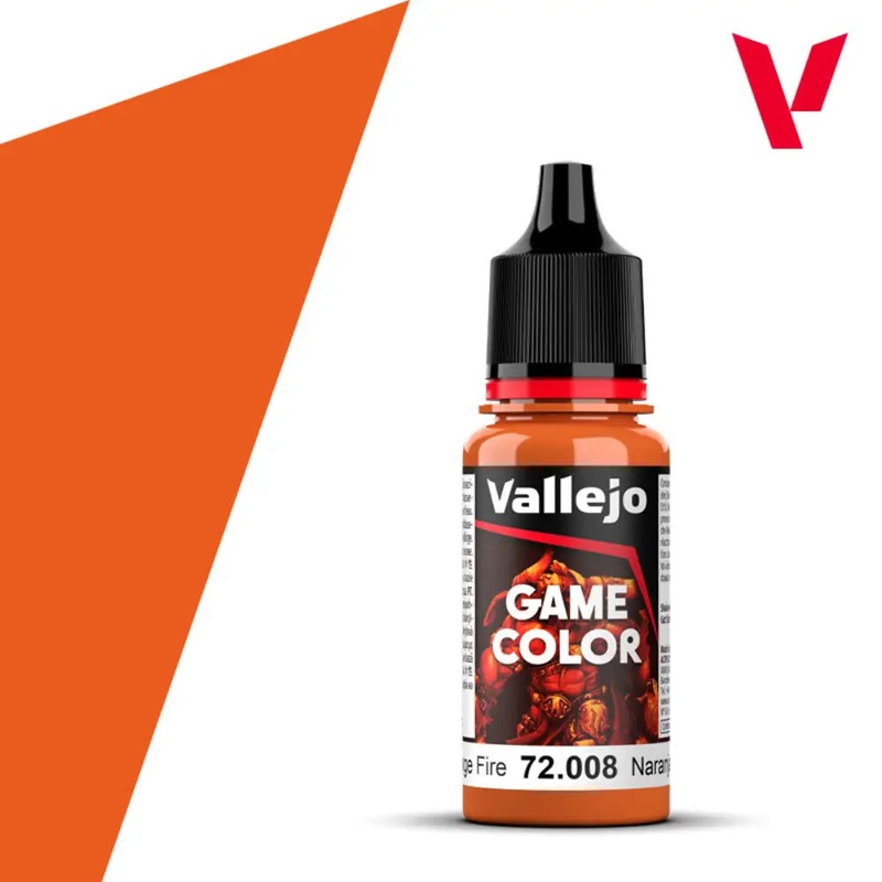 Vallejo Game Color Paints: Orange Fire