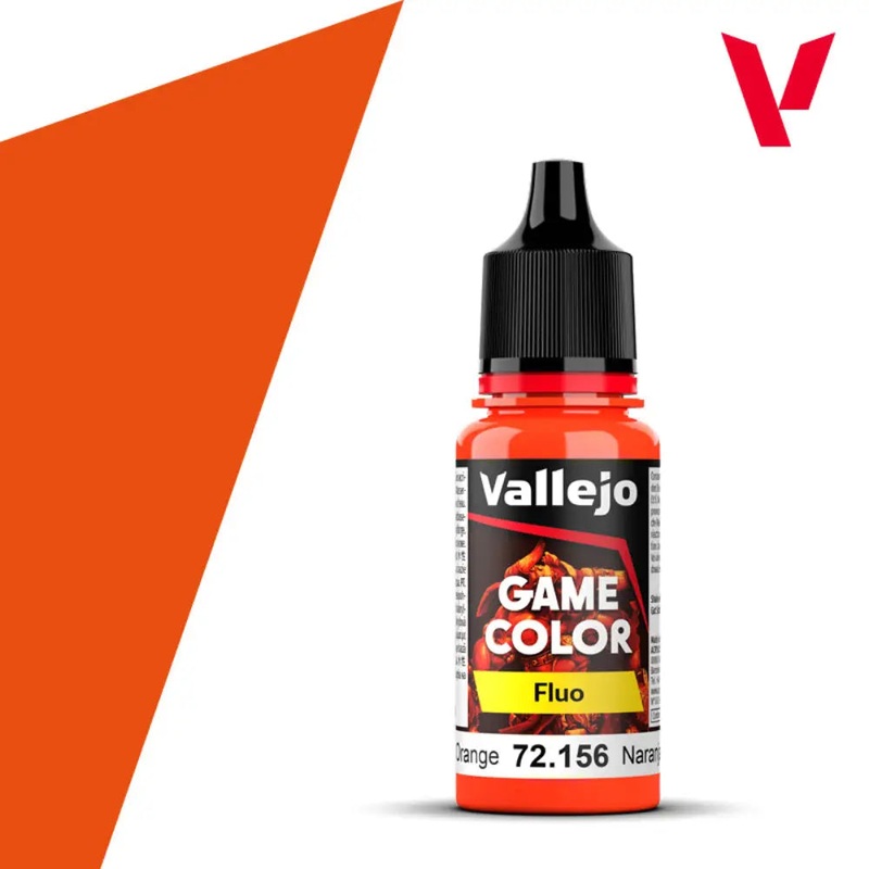 Vallejo Game Color Paints: Orange Fluorescent