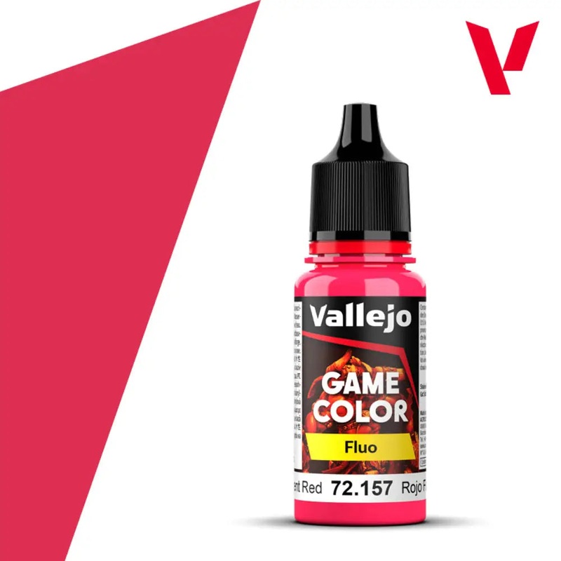 Vallejo Game Color Paints: Red Fluorescent