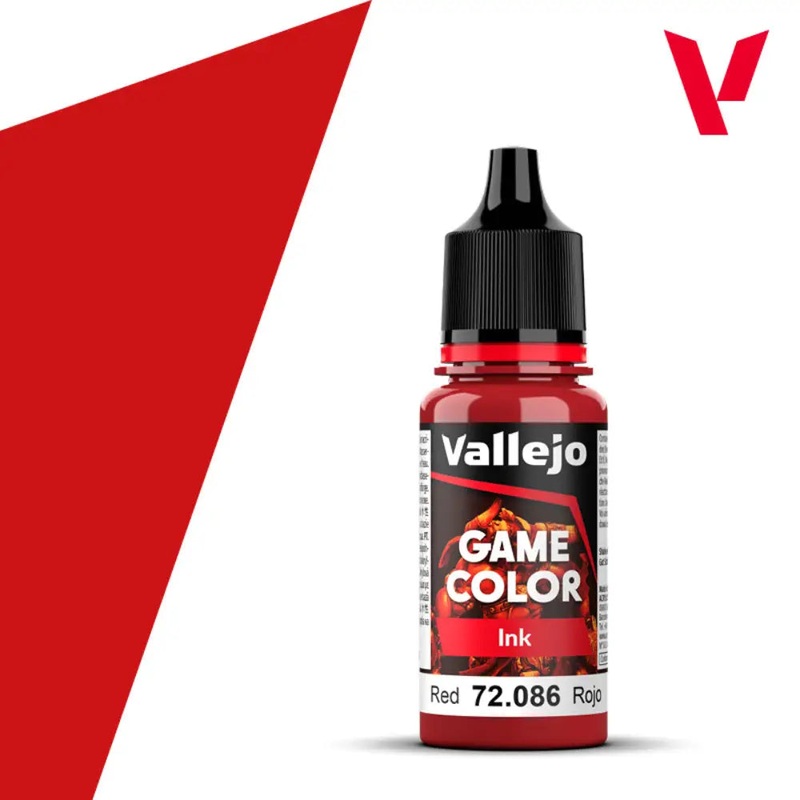 Vallejo Game Color Paints: Red Ink