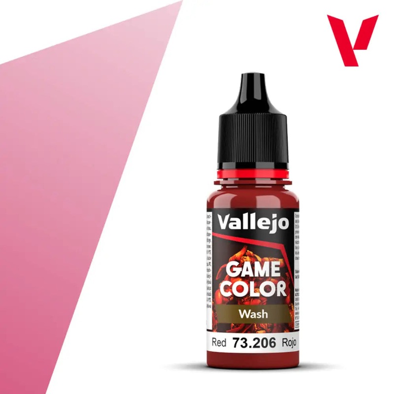 Vallejo Game Color Paints: Red Wash