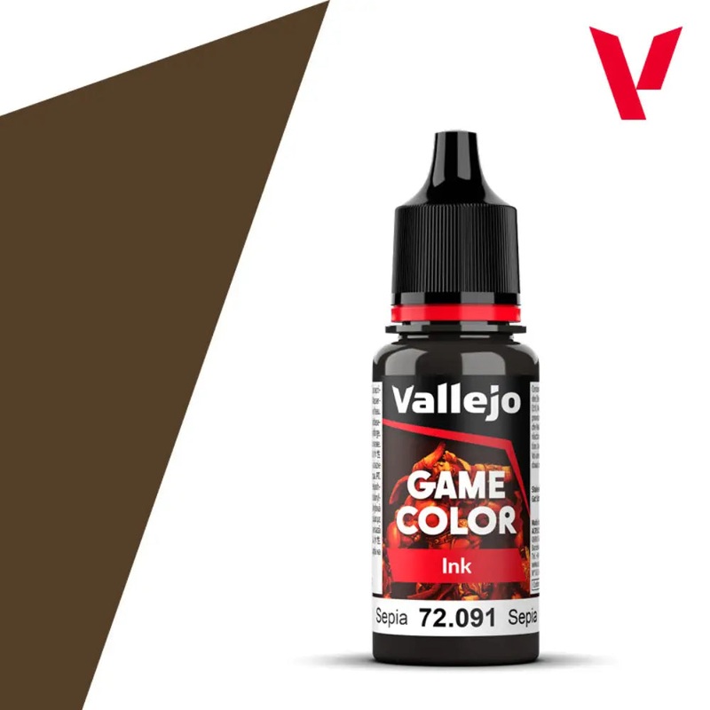 Vallejo Game Color Paints: Sepia Ink