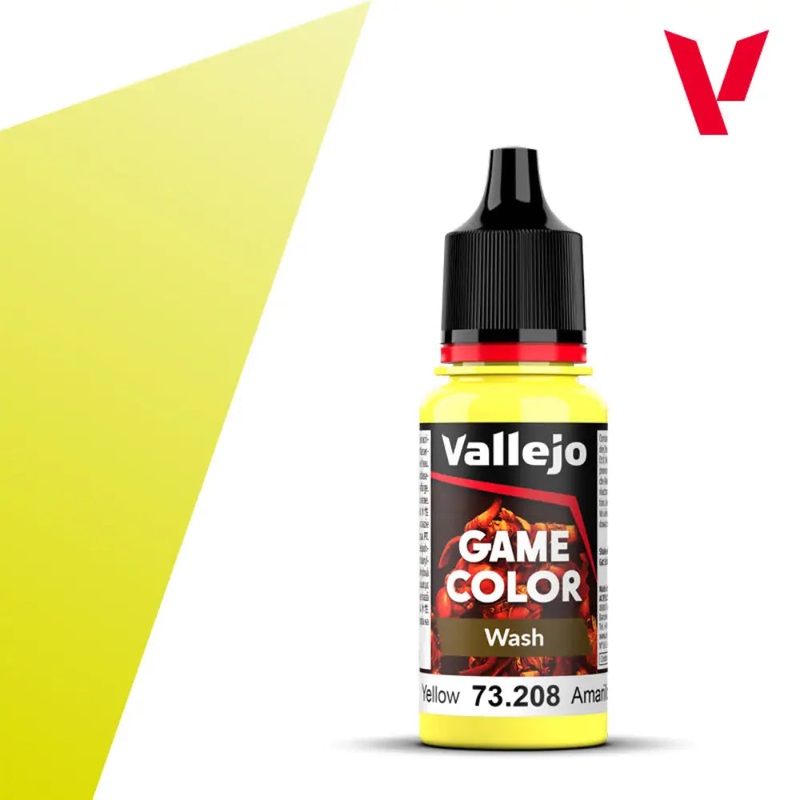 Vallejo Game Color Paints: Yellow Wash