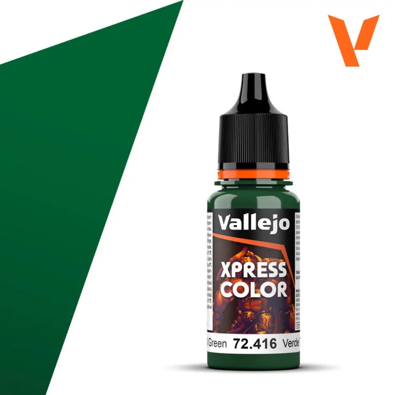 Vallejo Xpress Color Paints: Troll Green