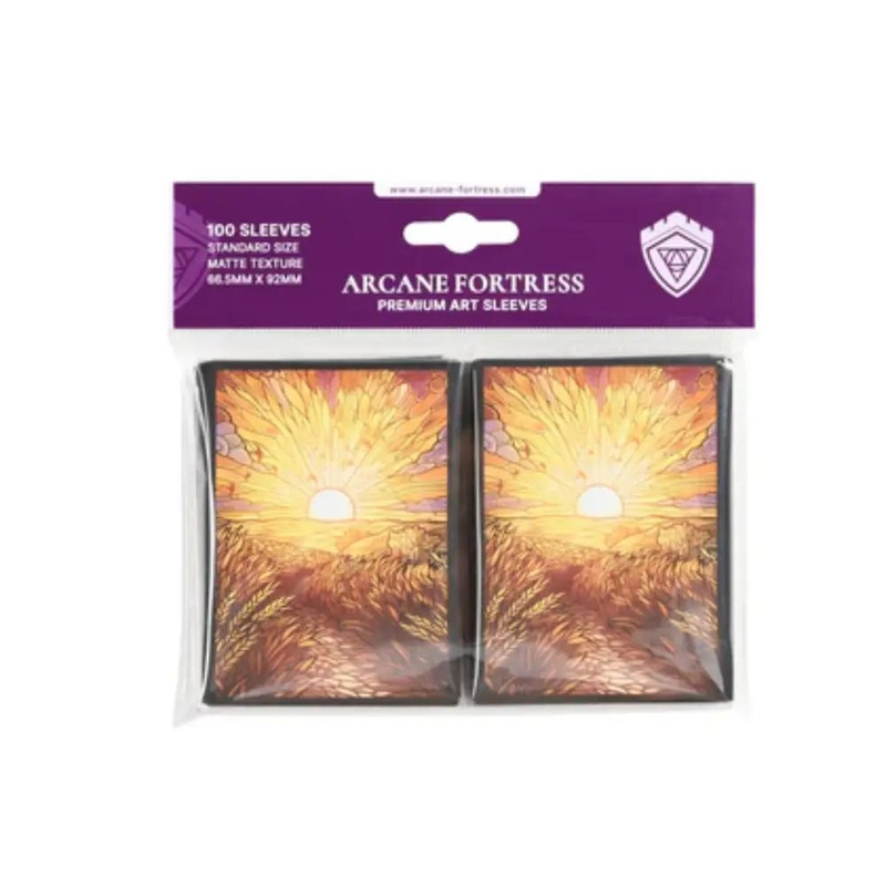 Arcane Fortress Golden Plains Matte Sleeves (100)