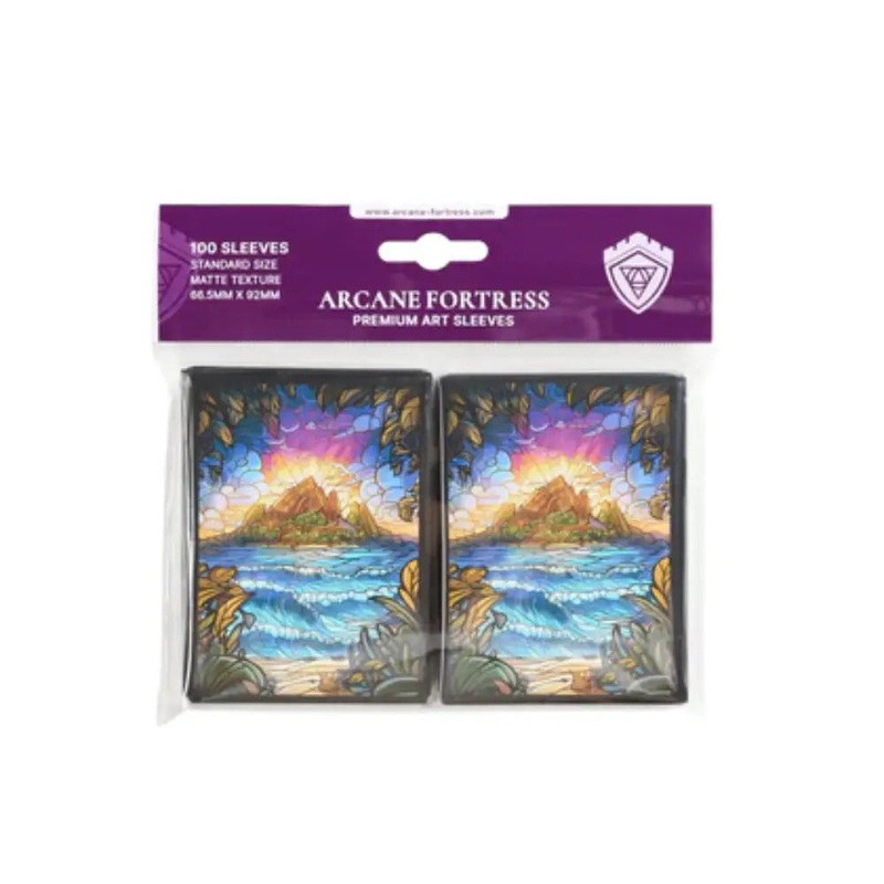 Arcane Fortress Hidden Island Matte Sleeves (100)