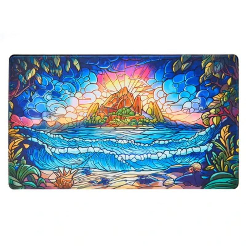Arcane Fortress Hidden Island Playmat