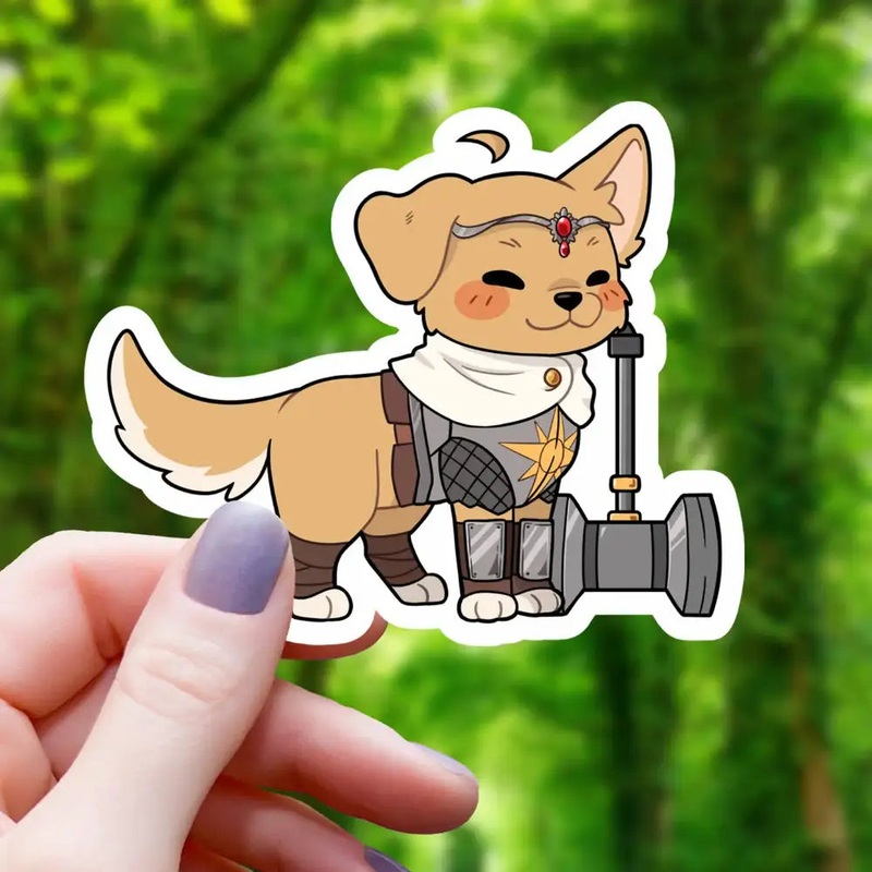 Cleric Dog Sticker