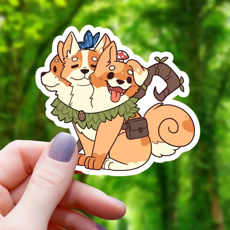 Druid Cerberus Sticker