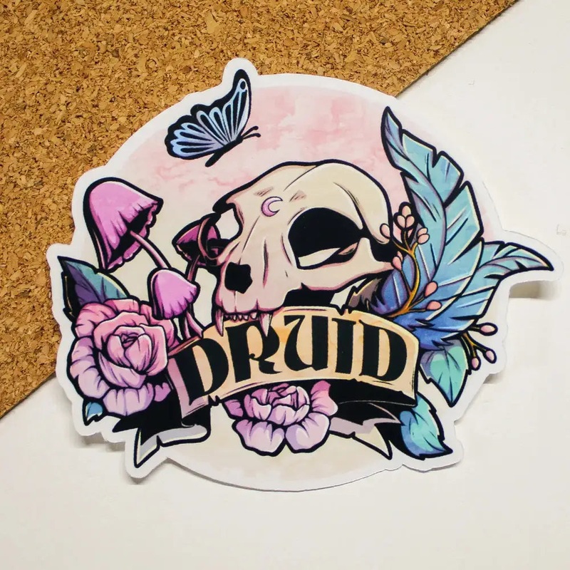 Druid Class Sticker