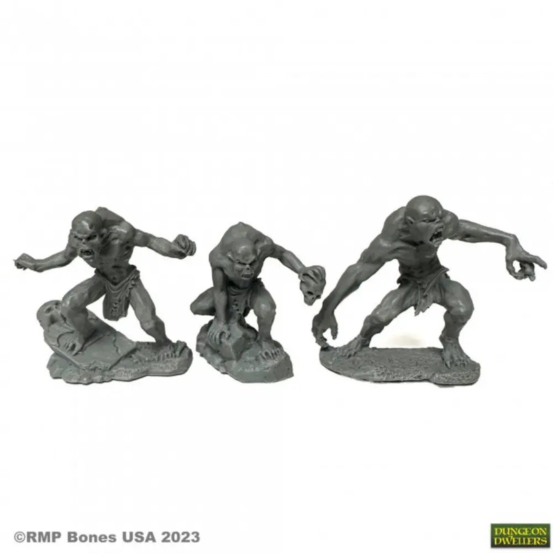 Reaper Dungeon Dwellers: Bones USA Ghouls (2) and Ghast