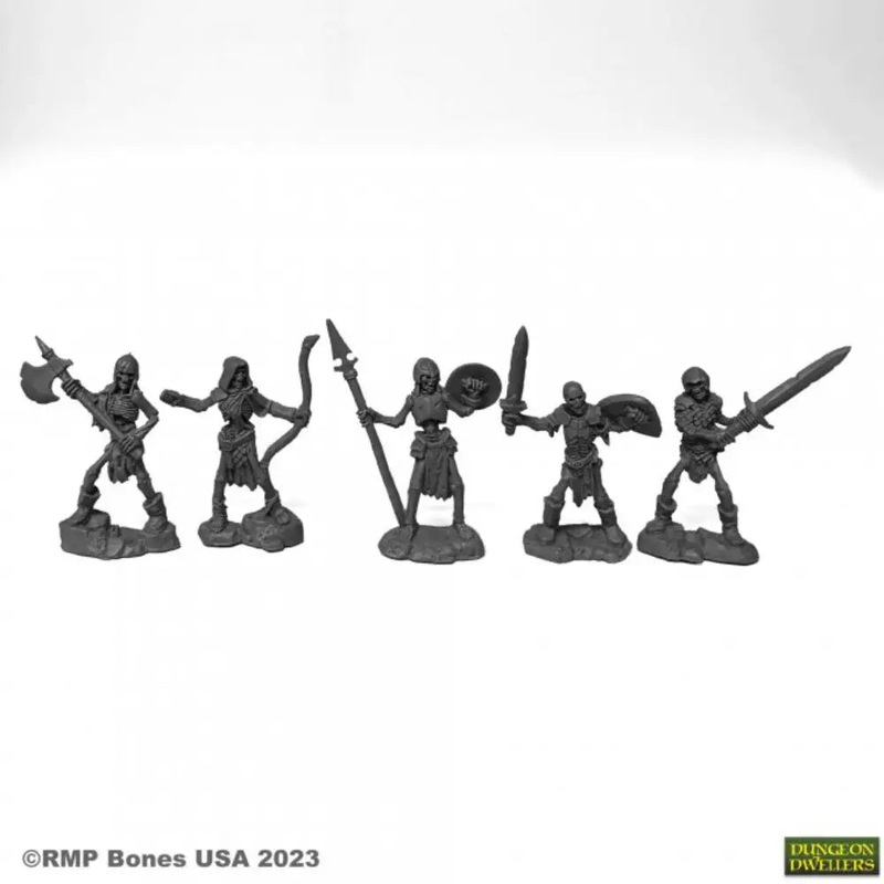Reaper Dungeon Dwellers: Bones USA Skeleton Guardians (5)