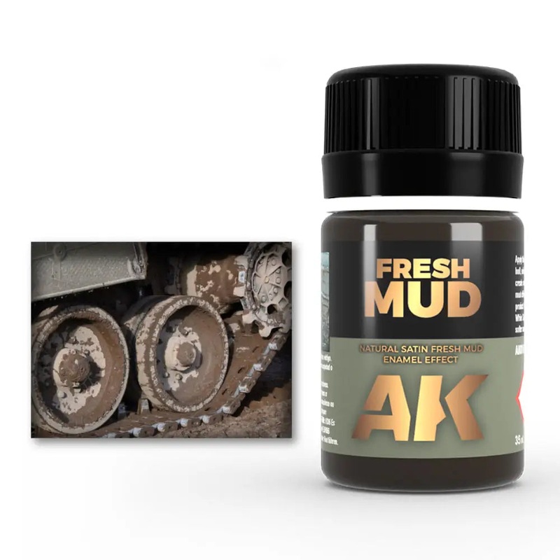 AK Interactive Fresh Mud Effects Enamel Paint (35ml)