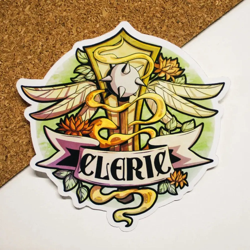 Cleric Class Sticker