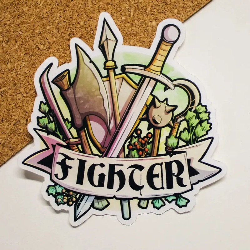 Fighter Class Sticker