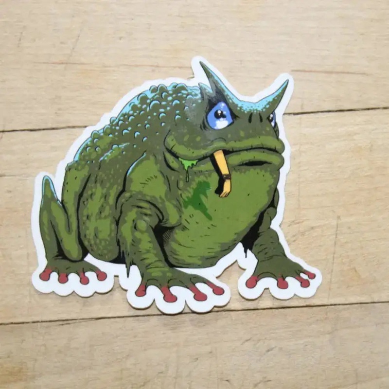 Grolnok the Omnivore Sticker