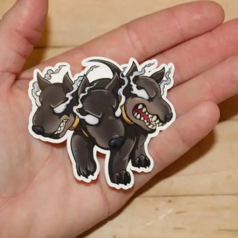 Kunoros Hound of Athreos Sticker