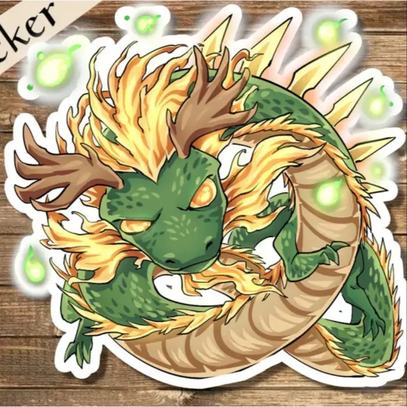 Kura, The Boundless Sky Sticker