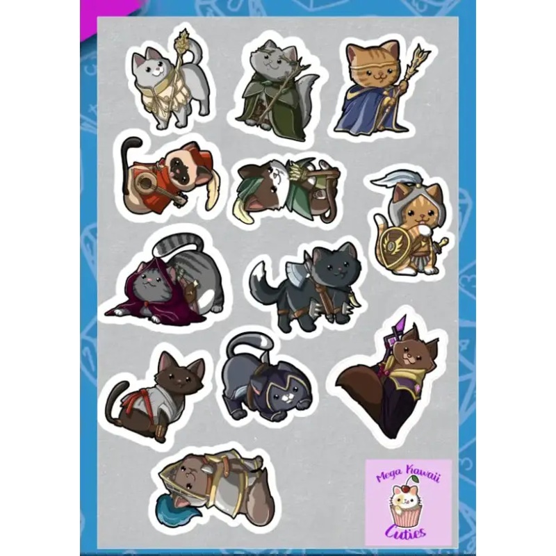 MKC Cat Class Sticker Sheet