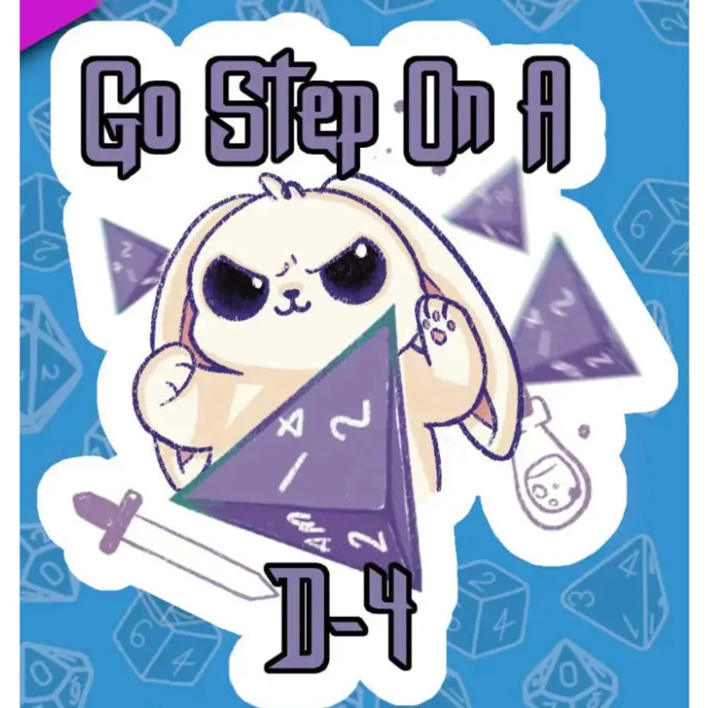 MKC Go Step on a D4 Sticker