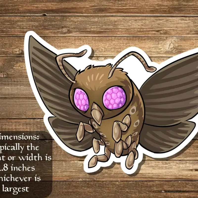 The Wise Mothman Sticker