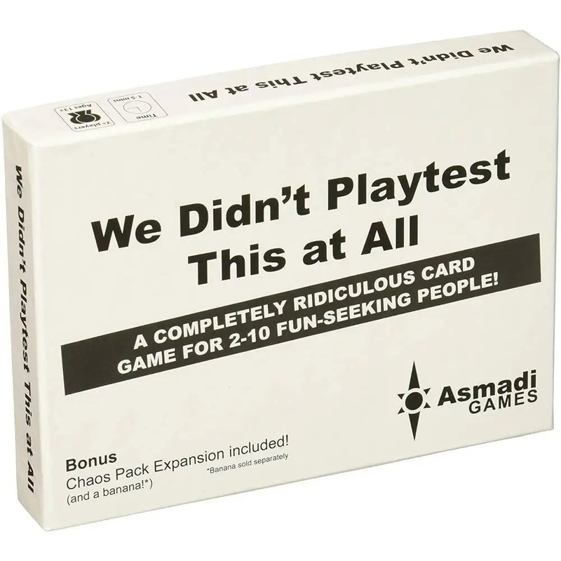 We Didn't Playtest This At All