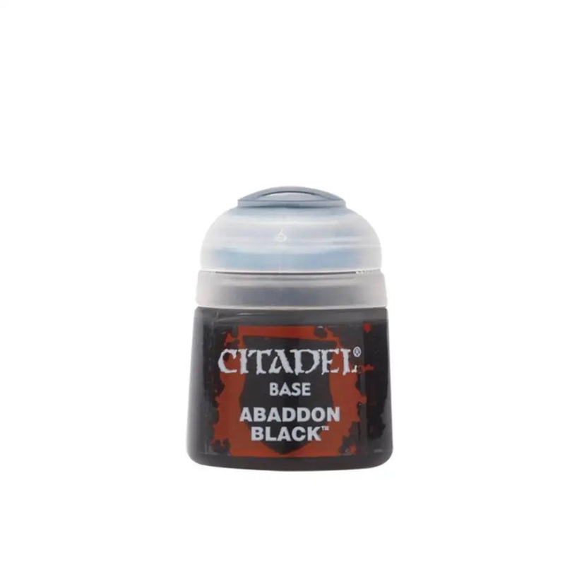 Citadel Base Paints Abaddon Black (12ml)