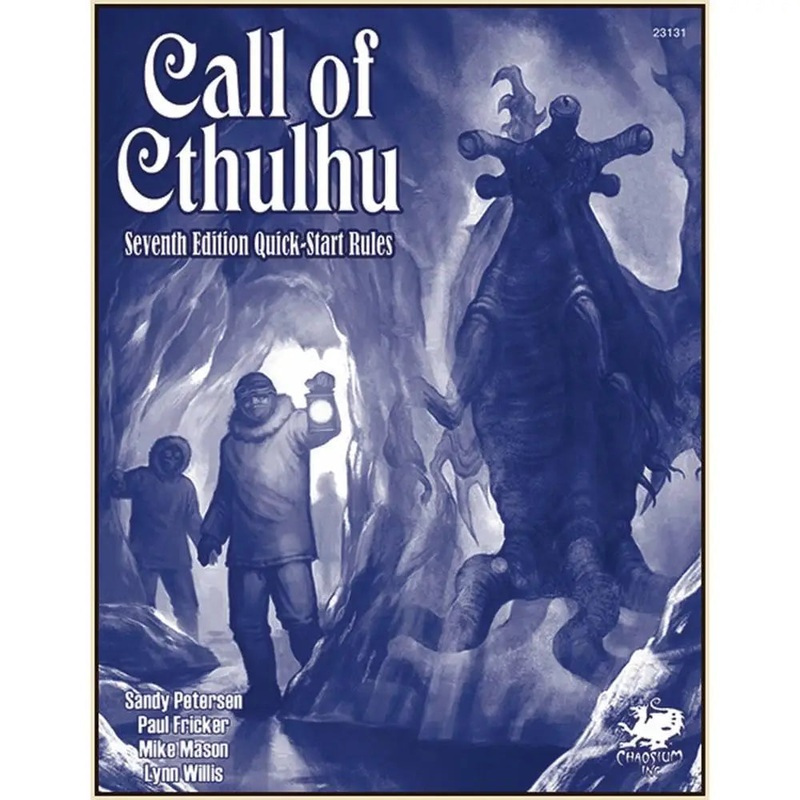 Call of Cthulhu RPG 7th Edition Quick Start