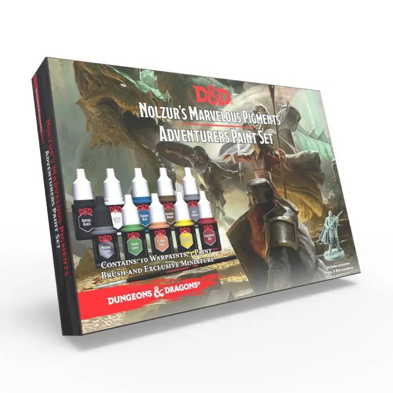 Dungeons and Dragons Nolzur's Marvelous Pigments Adventurers Paint Set