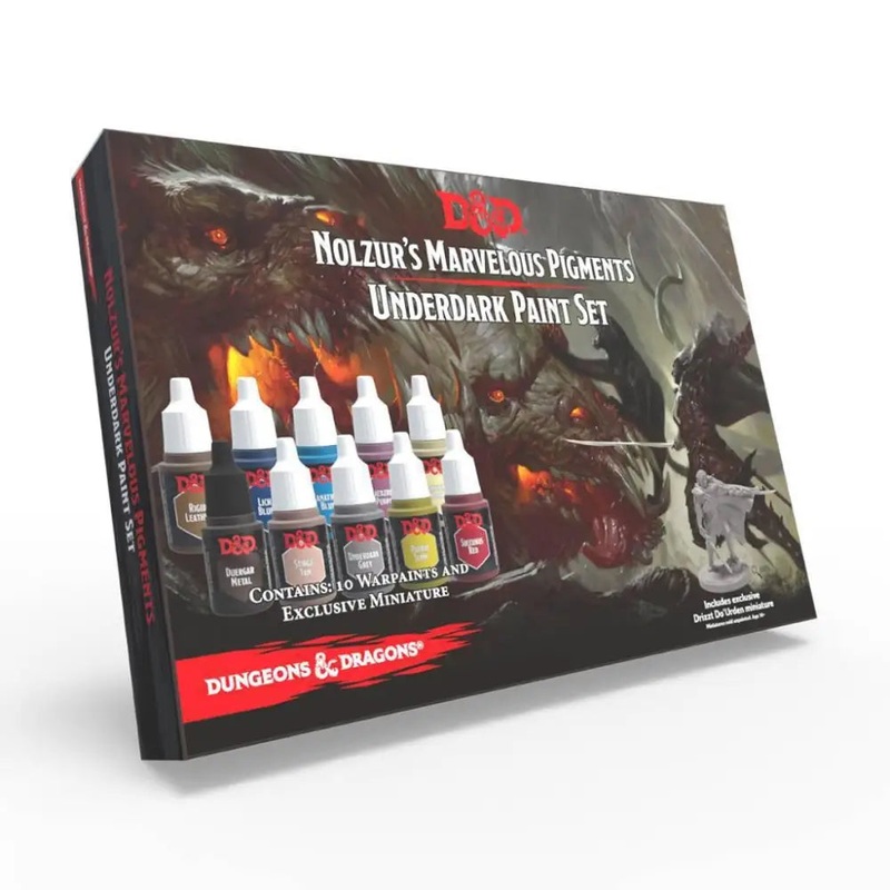 Dungeons and Dragons Nolzur's Marvelous Pigments Underdark Paint Set