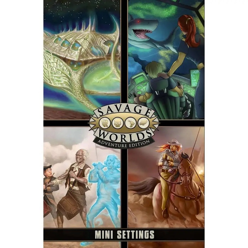 Savage Worlds Adventure Edition RPG Game Master Screen and Mini Settings