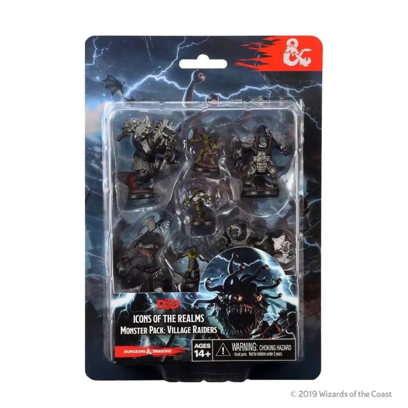 WizKids Pre-Painted D&D Icons of the Realms Monster Pack: Village Raiders