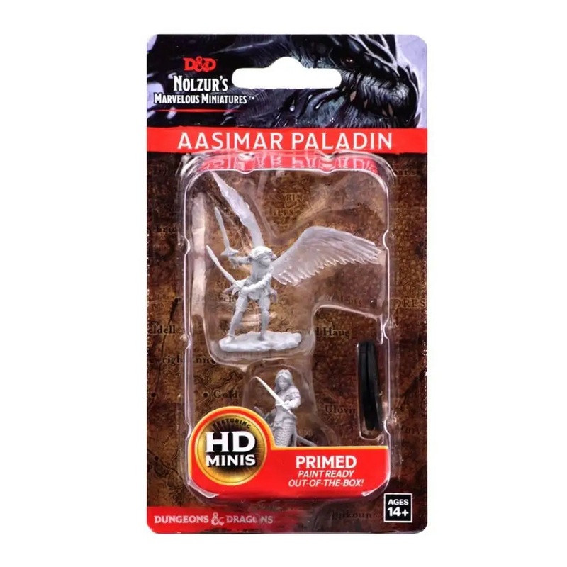 WizKids Unpainted Aasimar Female Paladin (2)