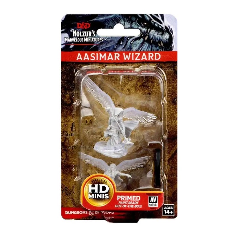 WizKids Unpainted Aasimar Female Wizard (2)