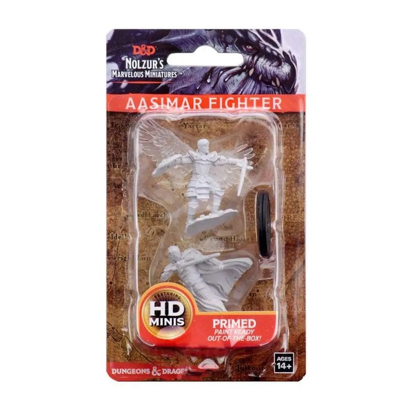 WizKids Unpainted Aasimar Male Fighter (2)