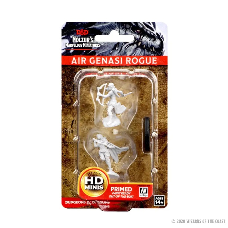 WizKids Unpainted Air Genasi Female Rogue (2)