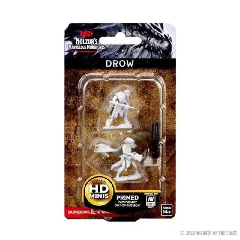 WizKids Unpainted Drow (2)