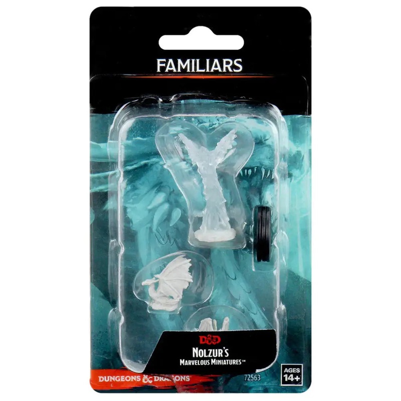 WizKids Unpainted Familiars Dragon and Imp (3)
