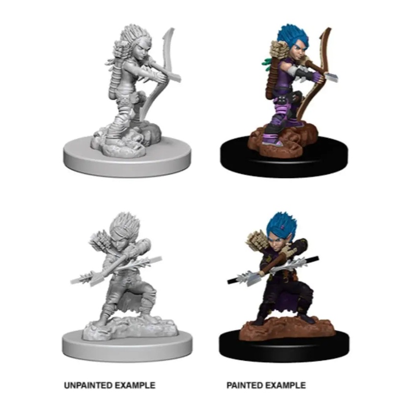WizKids Unpainted Gnome Female Rogue (2)