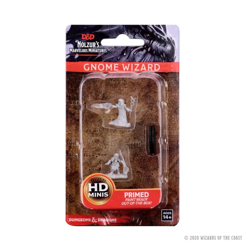 WizKids Unpainted Gnome Female Wizard (2)