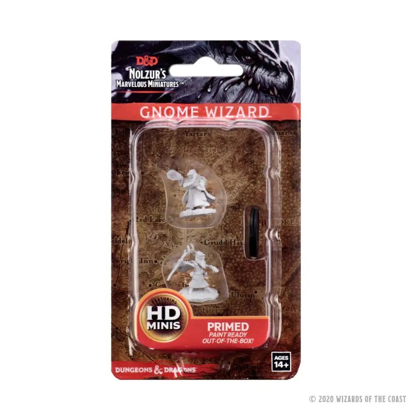WizKids Unpainted Gnome Male Wizard (2)