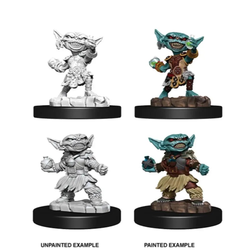 WizKids Unpainted Goblin Female Alchemist (2)