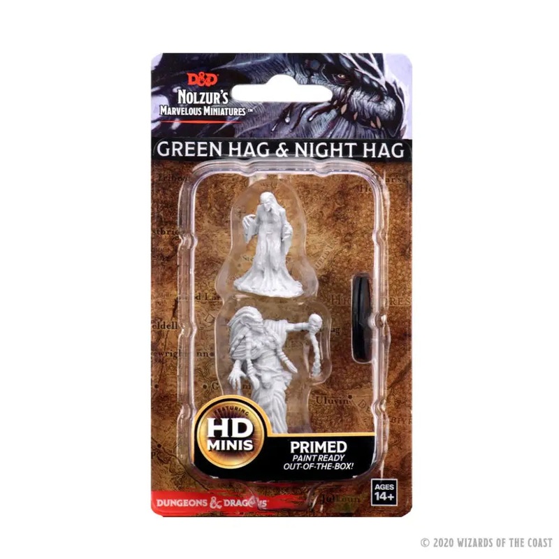WizKids Unpainted Green Hag and Night Hag (2)